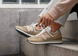Alternative view of Giày New Balance Wmns 574 Hemp Oyster 'Pink' WL574BTB