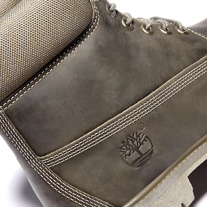 Giày Timberland Men's 6-Inch Premium Waterproof In Green A2DT8901 - Ảnh 4