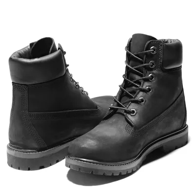 Giày Timberland Wmns Premium Waterproof All Black 8658A001 - Ảnh 5