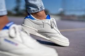 Alternative view of Giày Reebok Club C 85 MU 'Chalk Humble Blue' EF3252