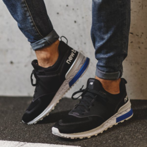 Alternative view of Giày New Balance 574 'Black Blue' MS574PCB