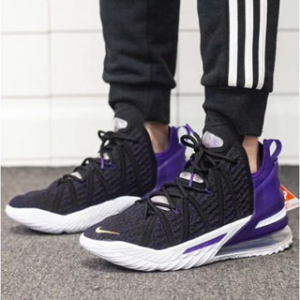 Alternative view of Giày Nike LeBron 18 EP 'Lakers' CQ9284-004