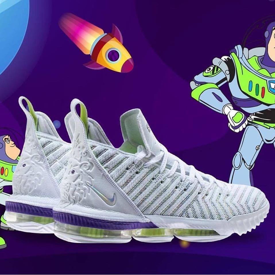 Giày Nike LeBron 16 EP 'Buzz Lightyear' AO2595-102 - Ảnh 3