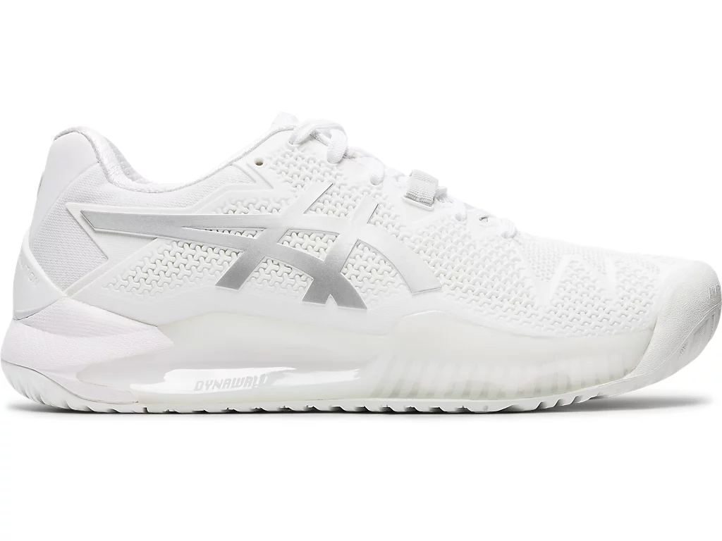 Giày Tennis Asics Wmns Gel Resolution 8 'White Pure Silver' 1042A072-100 - Ảnh 2