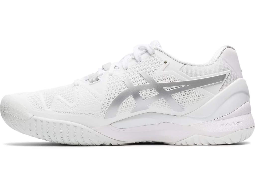 Giày Tennis Asics Wmns Gel Resolution 8 'White Pure Silver' 1042A072-100 - Ảnh 3
