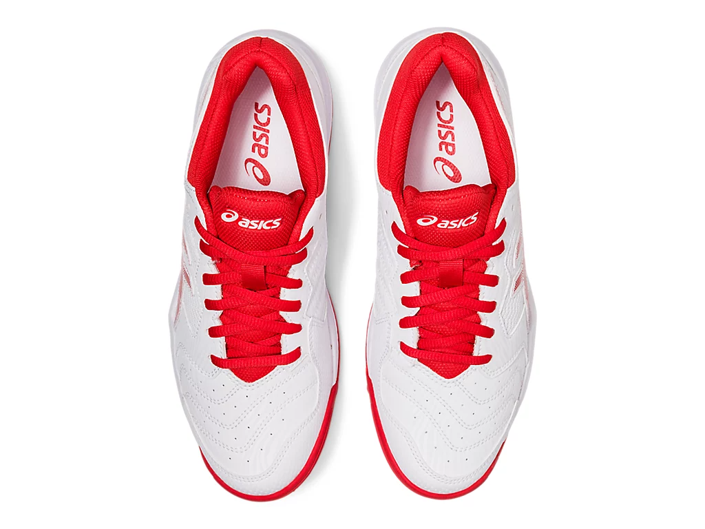 Giày Tennis Asics Gel-Dedicate 6 'White Fiery Red' 1042A067-107 - Ảnh 5