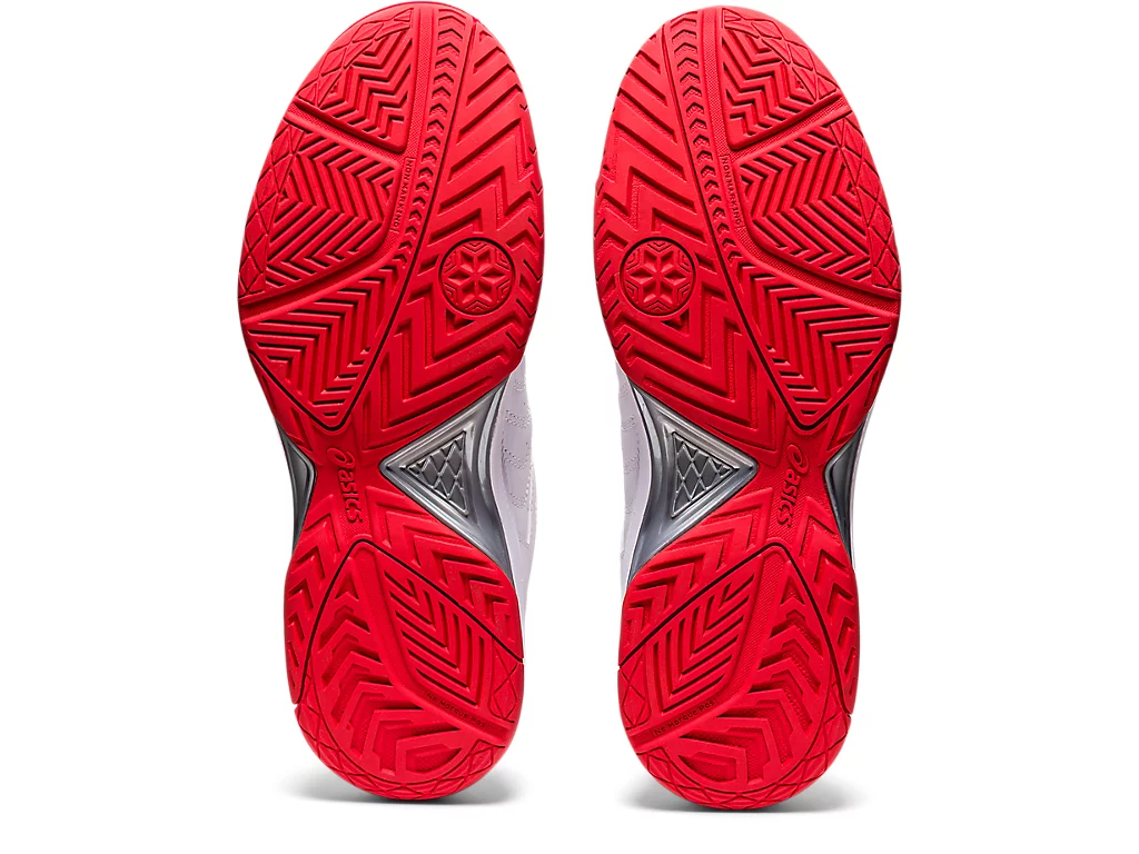Giày Tennis Asics Gel-Dedicate 6 'White Fiery Red' 1042A067-107 - Ảnh 6