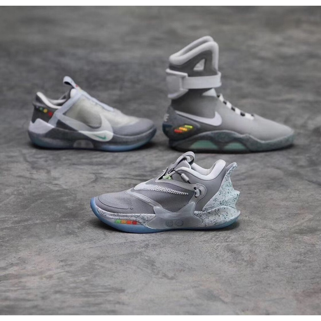 Giày Nike Adapt BB Mag 'Wolf Grey' CJ5000-090 - Ảnh 3
