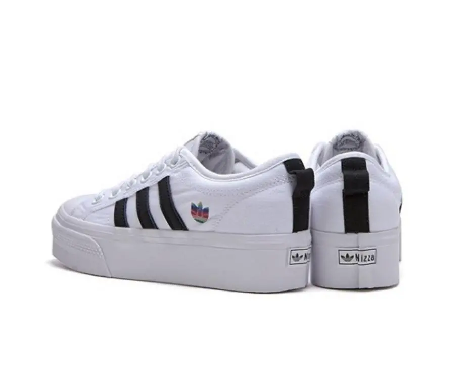 Alternative view of Giày Adidas Wmns Nizza Platform 'Colorful Trefoil' FX8538
