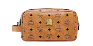 Túi MCM One Size Wash Bag In Visetos Original Cognac MXZAAVI01CO001