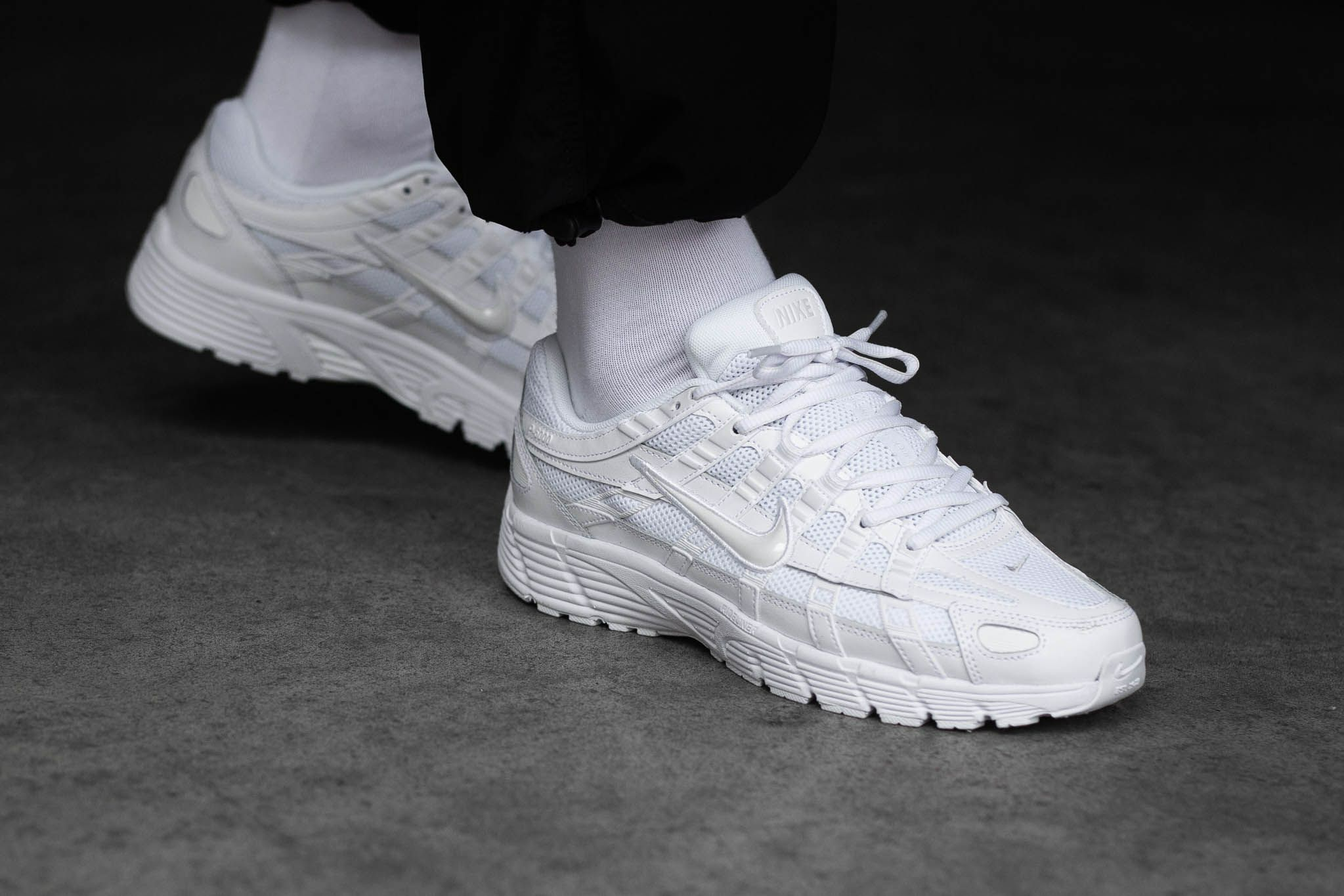 Giày Nike P-6000 'Triple White' CD6404-100 - Ảnh 2