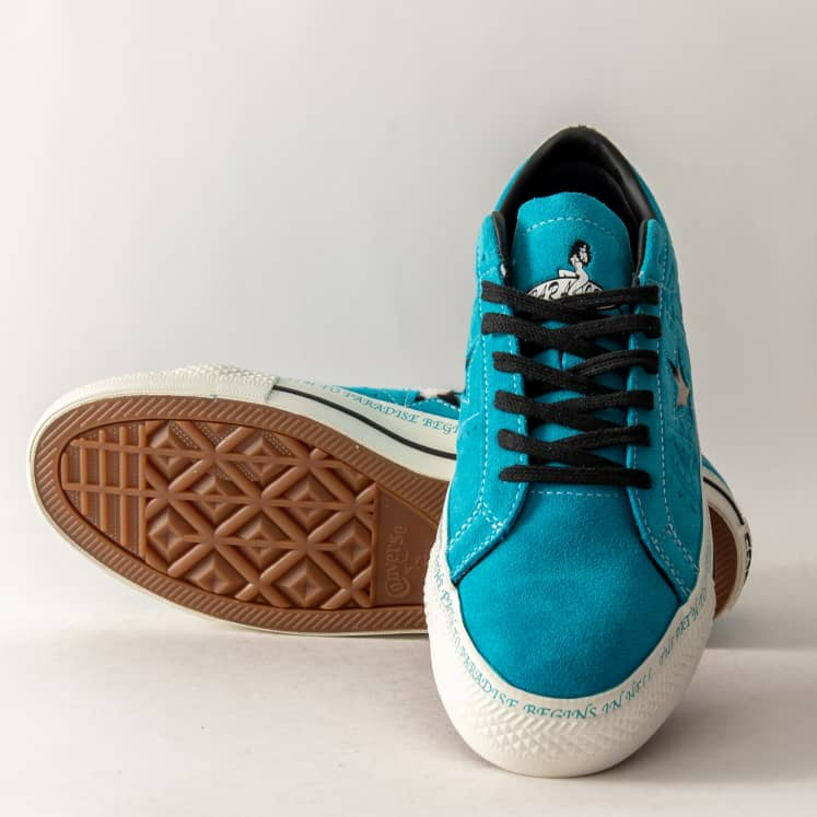 Giày Converse x Sean Pablo One Star Ox Rapid Teal 'Blue' 173215C - Ảnh 2