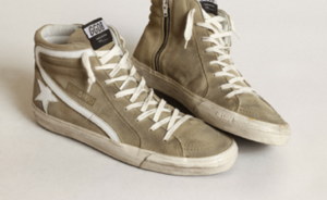 Alternative view of Giày Golden Goose Slide 'Dark Sea Green' GMF00115-F003778-35827