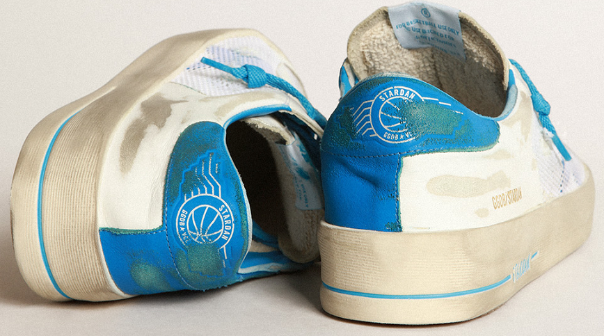 Giày Golden Goose Stardan 'White Light Blue' GMF00370-F003868-10492 - Ảnh 2