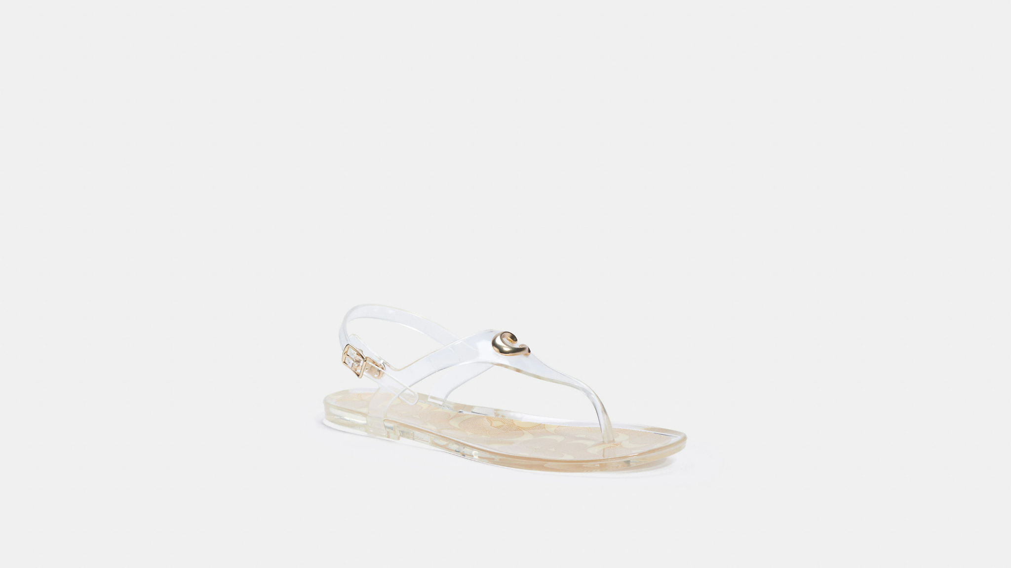 Dep Coach Natalee Jelly Sandal 'Clear' C3067-CLE