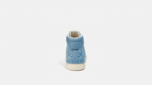 Giay Coach Clip High Top Signature Chambray 'Cornflower' CH088-CFL