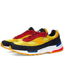 Giày New Balance 992 Made In USA 'Atomic Yellow Red' M992DM - Ảnh 5