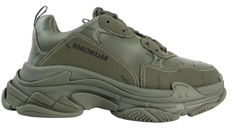 Giày Balenciaga Triple S Green Sneakers 536737-W2FA1-3510