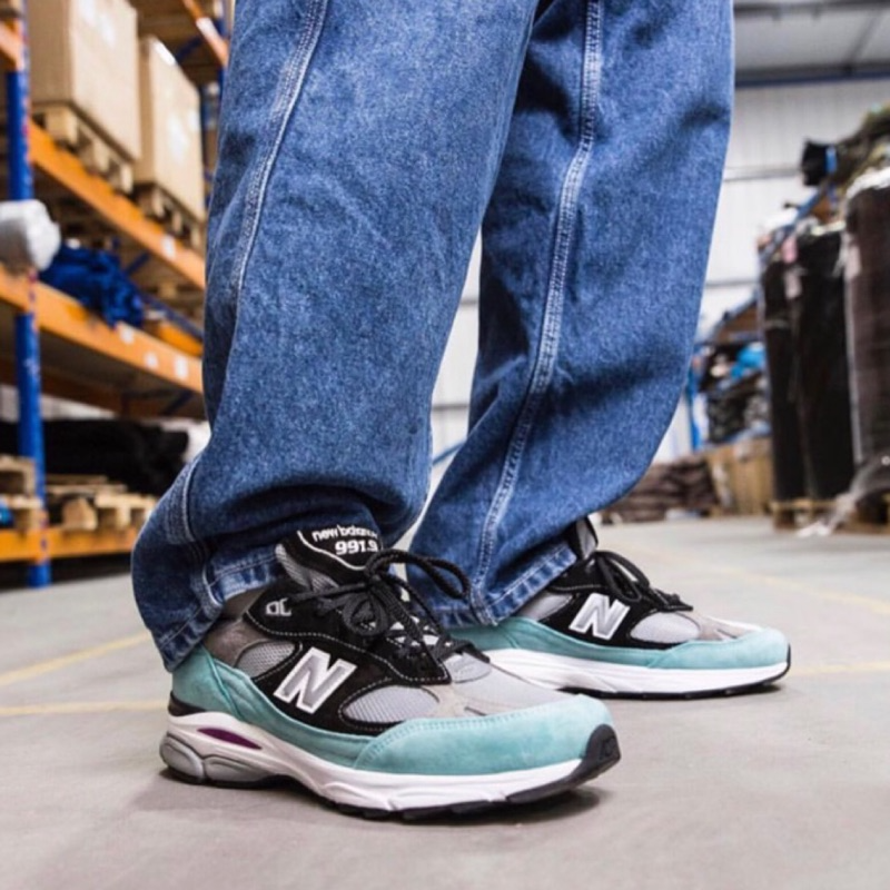 Giày New Balance 991.9 Made In UK 'Light Tidepool' M9919EC - Ảnh 3