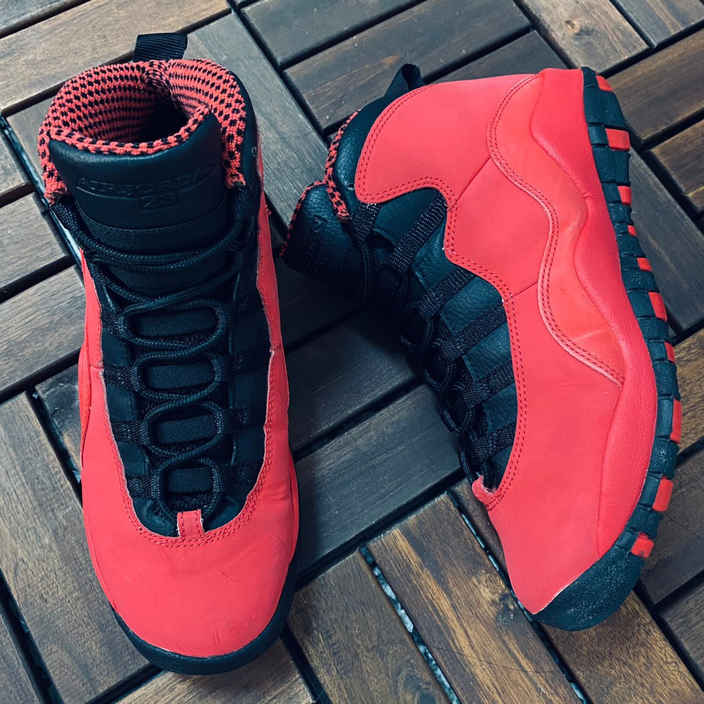 Giày Nike Air Jordan 10 Retro GG 'Fusion Red' 487211-605 - Ảnh 4