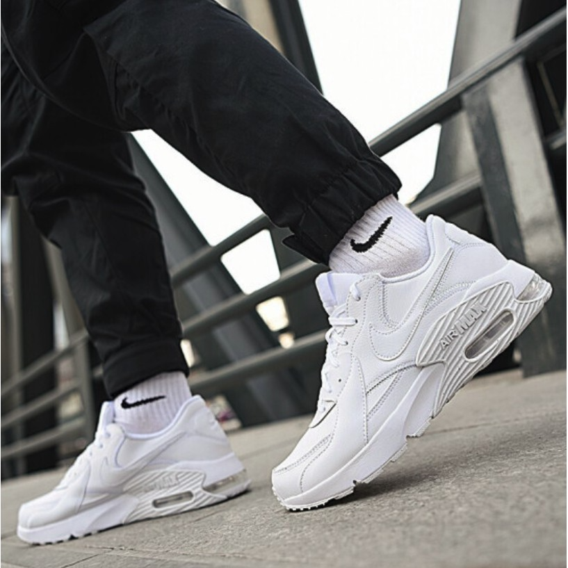 Giày Nike Air Max Excee Leather 'Triple White' DB2839-100 - Ảnh 8