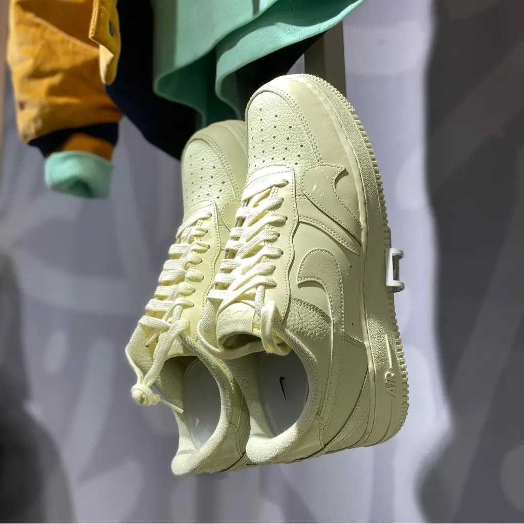 Alternative view of Giày Nike Air Force 1 Low 'Misplaced Swoosh Pale Yellow' CK7214-700