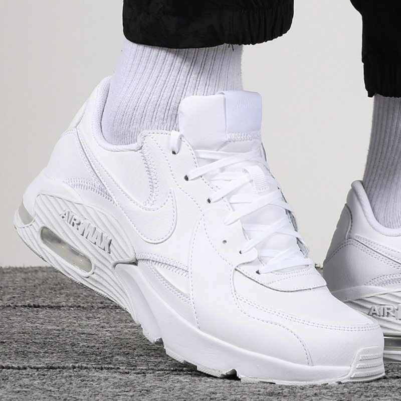 Giày Nike Air Max Excee Leather 'Triple White' DB2839-100 - Ảnh 7
