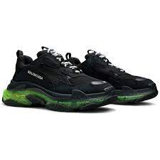 Alternative view of Giày Balenciaga Triple S Sneaker 'Black Yellow Fluo' 541624-W09ON-1047