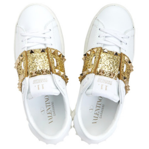 Alternative view of Giày Valentino Glitter Rockstud Untitled Women's Sneakers UW2S0A01TJQ 837