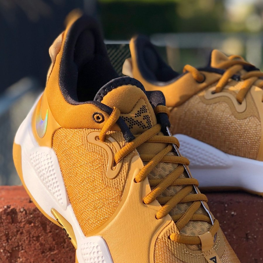 Giày Nike PG 5 EP 'Wheat Metallic Gold' CW3146-700 - Ảnh 3