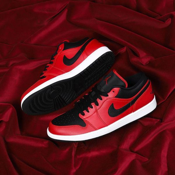 Giày Nike Air Jordan 1 Low 'Reverse Bred' 553558-605 - Ảnh 8