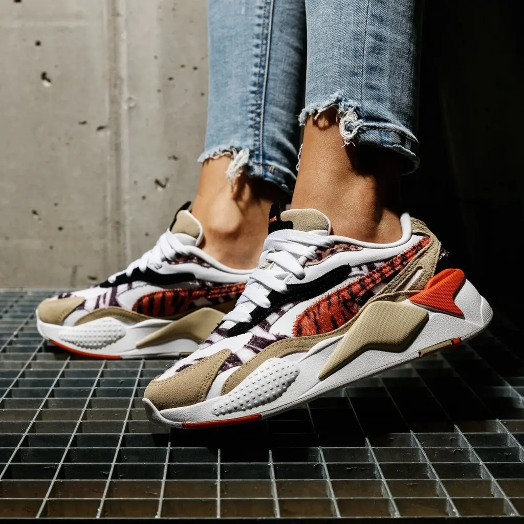 Alternative view of Giày Puma Wmns RS-X3 'Wildcats Phale Khaki White' 373953-01