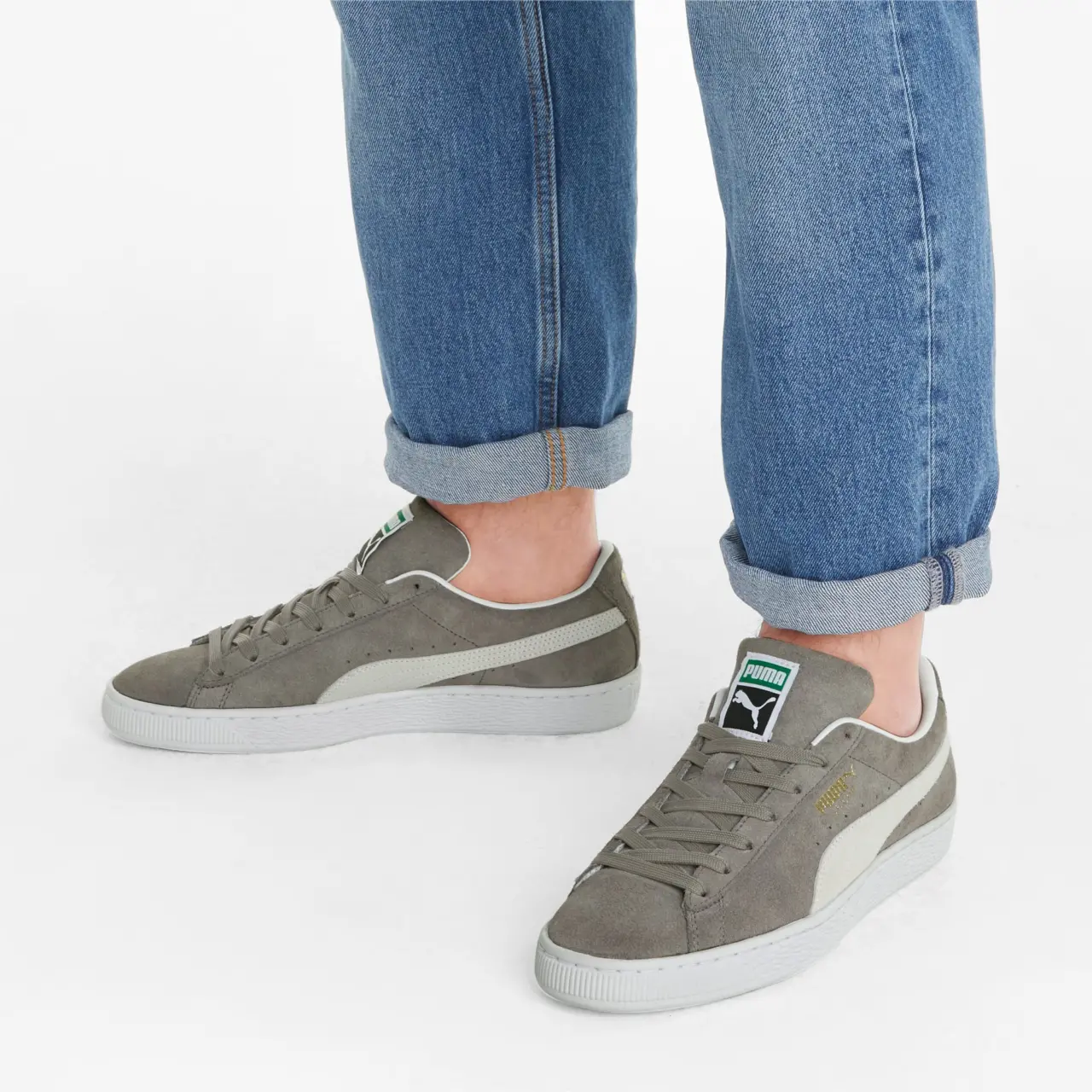 Alternative view of Giày Puma Suede Classic 21 'Steel Grey' 374915-07