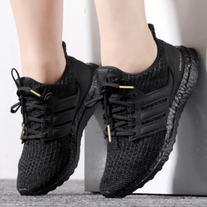 Alternative view of Giày Adidas Ultraboost 4.0 'Triple Black Gold' F36123