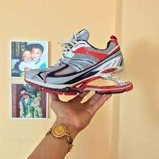 Alternative view of Giày Balenciaga X-Pander Sneaker 'Red Silver' 653871 W2RA4 6012