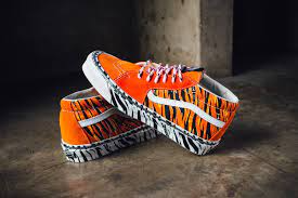 Alternative view of Giày Vans Aries x OG Sk8-Mid LX 'Tiger Bright' VN0A4BVC9WW