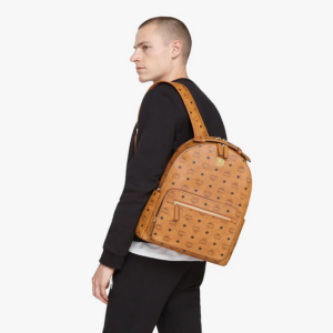 Alternative view of Túi MCM Stark Backpack Visetos Cognac MMKASVE10CO001