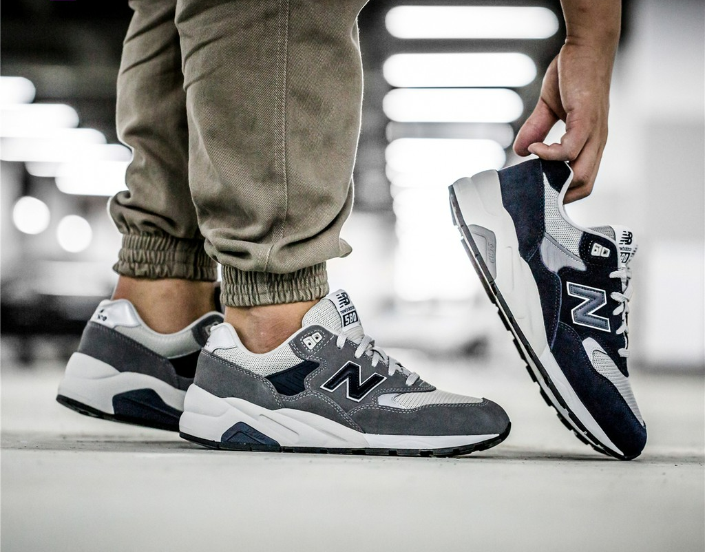 Giày New Balance 580 'Grey Navy' CMT580CA - Ảnh 5