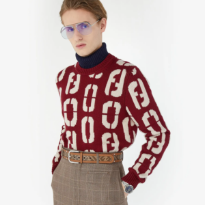 Alternative view of Thắt Lưng Fendi Brown Fabric Belt 7C0400A8V3F18AT