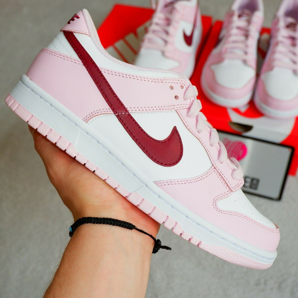 Giày Nike Dunk Low GS 'Pink Foam' CW1590-601 - Ảnh 5