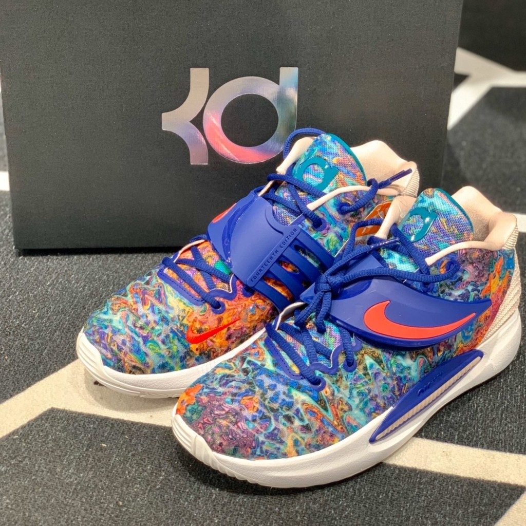 Giày Nike KD 14 EP 'Psychedelic' CZ0170-400 - Ảnh 3