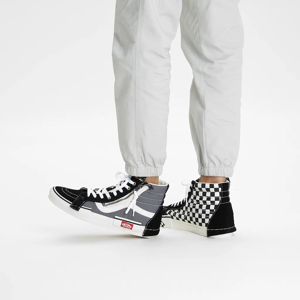 Alternative view of Giày Vans Sk8-Hi Reissue Cap Grey Black VN0A3WM1603
