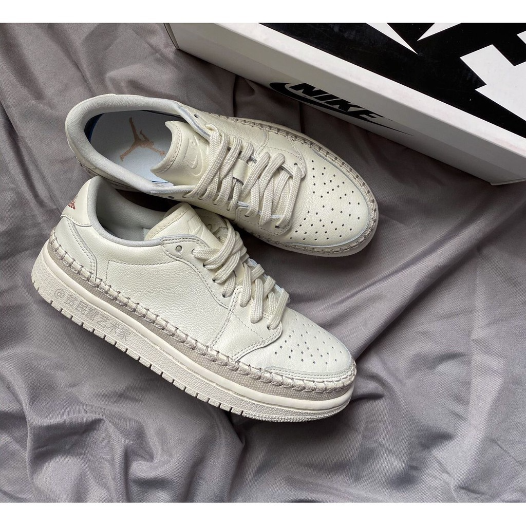 Giày Nike Wmns Air Jordan 1 Retro Low NS 'Sail' AO1935-109 - Ảnh 6