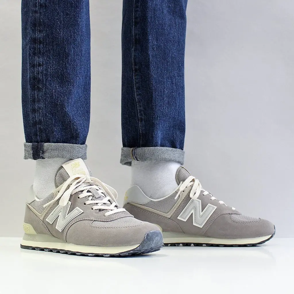 Alternative view of Giày New Balance 574 Steel Grey ML574GYG