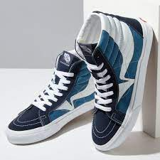 Giay Vans Sk8-Hi Reissue 'Warp Parisian Night Navy' VN0A4U3D21Q