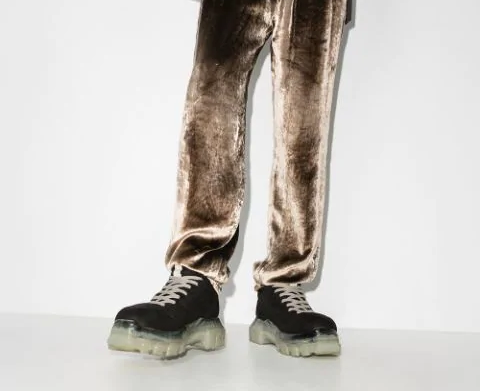 Giày Rick Owens Black Maximal Lace-Up Shoes For Men RU20F3887LSD-90 - Ảnh 5