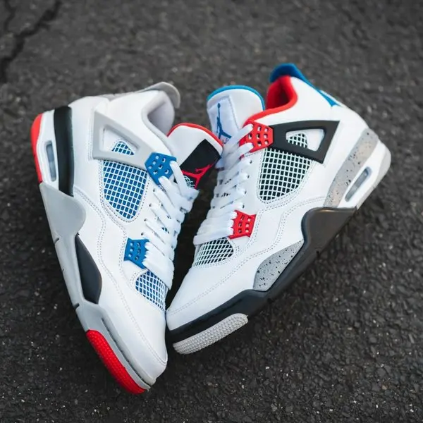 Alternative view of Giày Nike Air Jordan 4 Retro SE GS 'What The 4' 408452-146
