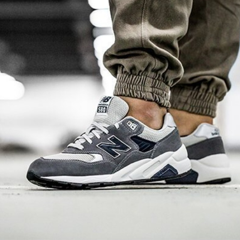 Giày New Balance 580 'Grey Navy' CMT580CA - Ảnh 3