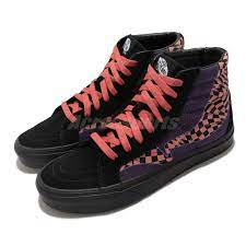 Giay Vans Sk8-Hi Reissue 'Warp Black Paprika' VN0A4U3D23Z