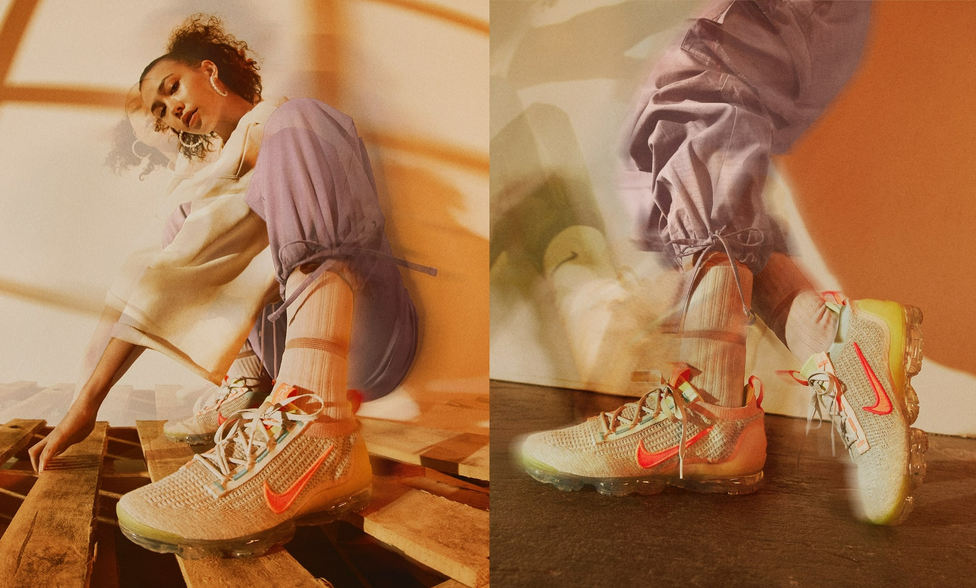 Giày Nike Wmns Air VaporMax 2021 Flyknit 'Neon' DH4088-002 - Ảnh 2